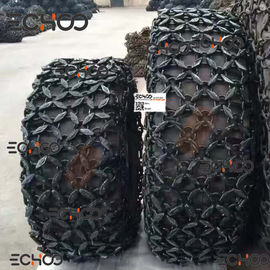 10-24 chaîne de protection de chargeur de chaîne de protection de pneu en caoutchouc/pneu de chargeur de roue mini