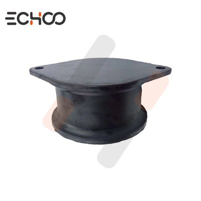 Amortisseur en caoutchouc noir pour rouleaux de compacteur HAMM HD75K Amortissement des vibrations actives et passives
