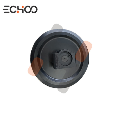 L'idler avant s'adapte à la carrosserie du chargeur de voie compact Takeuchi TL10