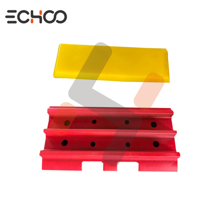 Ensembles de plaquettes en caoutchouc pour chaussures de piste pour pièces de train Wirtgen SP500 Paver routier asphalté